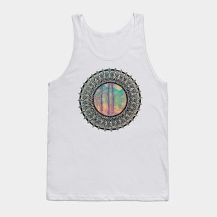 Wispy Trees Mandala Tank Top